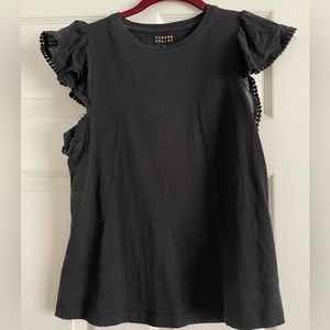 Kate spade flutter sleeve top